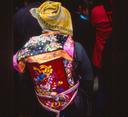 Beautiful, hand-woven and embroidered baby-carrier.